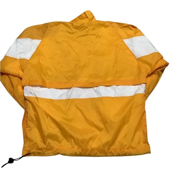 Vintage Asics Vibrant yellow  and White Windbreaker - Picture 2 of 3